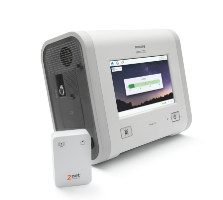 Trilogy EVO Portable Ventilator - side Trilogy EVO Portable Ventilator - side